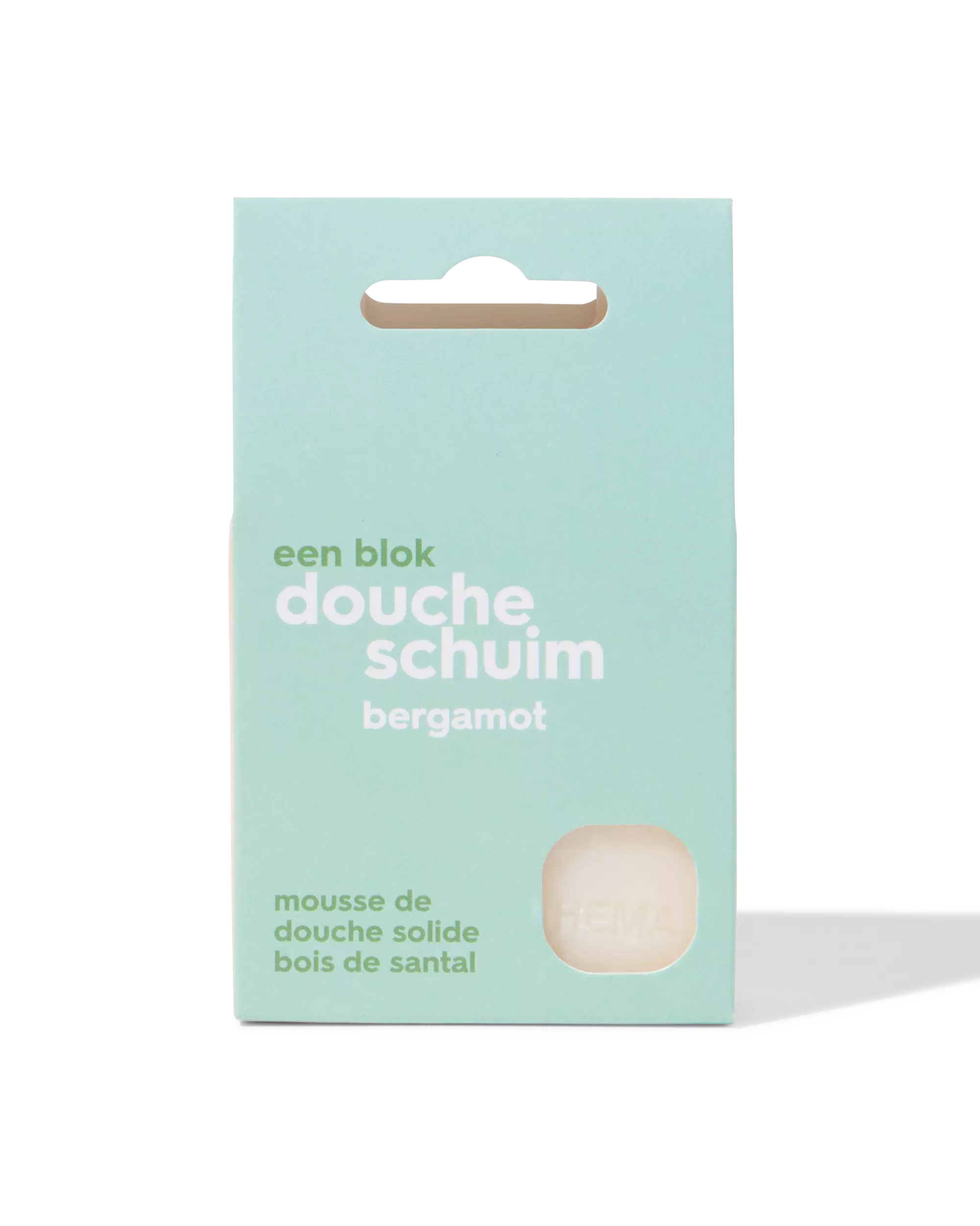 bloc de mousse de douche bergamote 65g