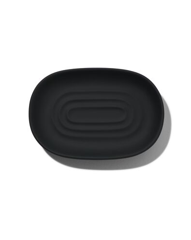 zeepbakje keramiek zwart 9x13 - 80330020 - HEMA