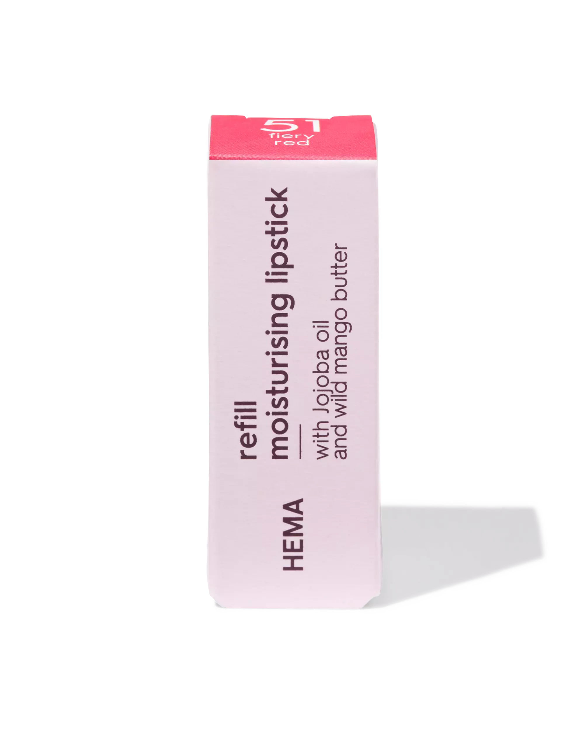 navulling moisturising lipstick 51 fiery red - creamy