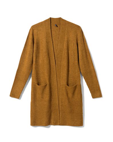 damesvest Lana acryl brons brons - 36307230BRONZE - HEMA