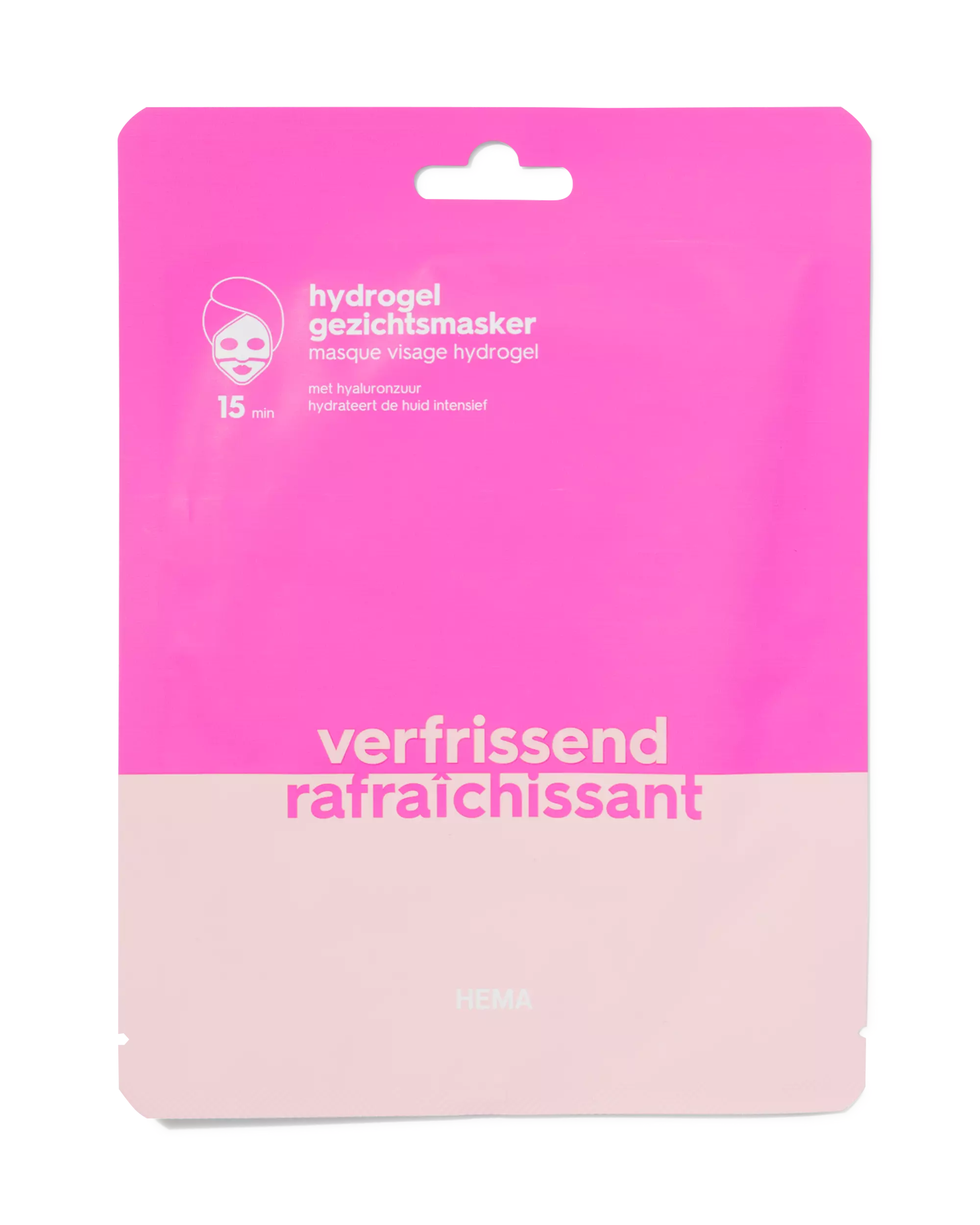 masque hydrogel pour le visage