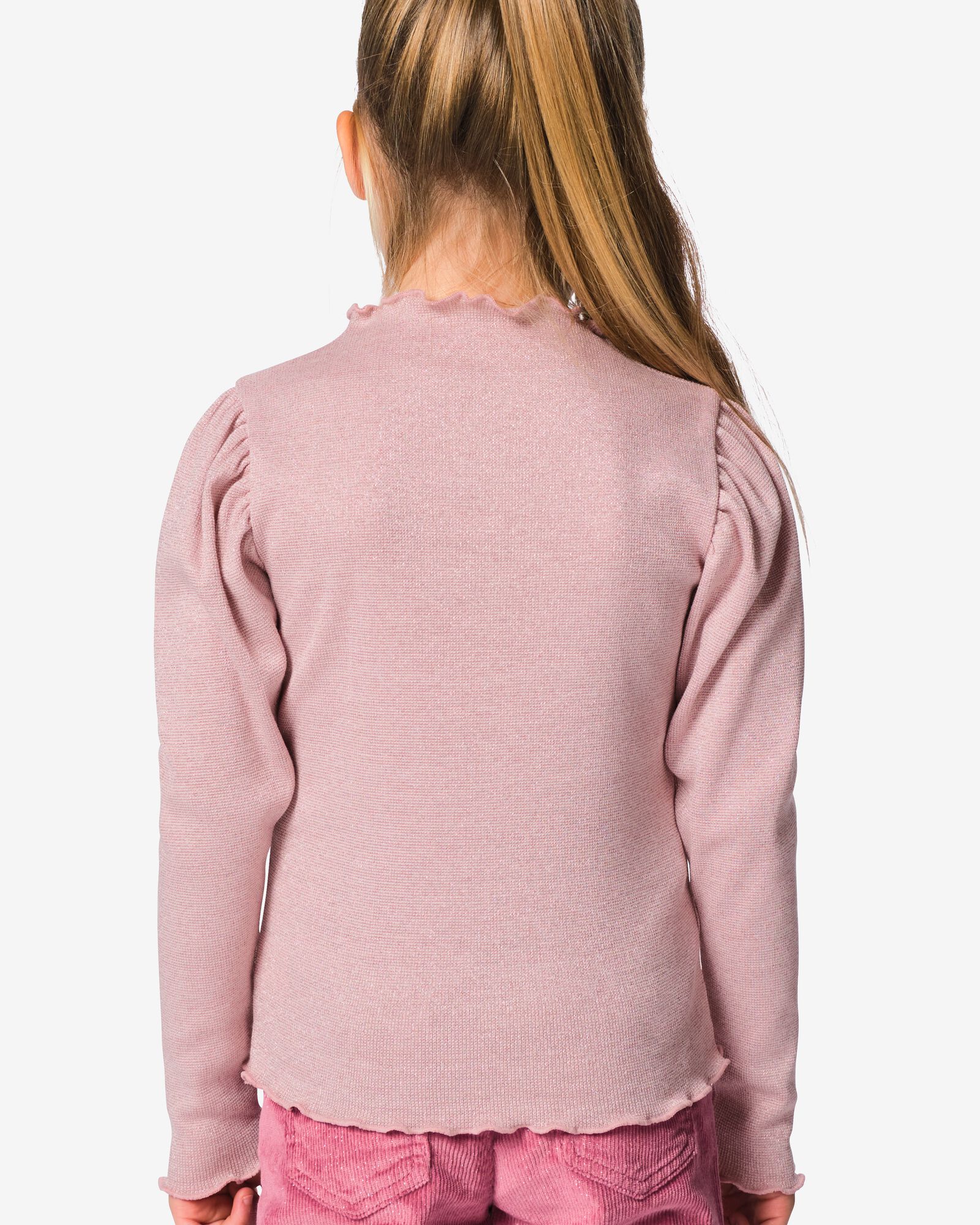 t-shirt enfant c&ocirc;tel&eacute; vieux rose vieux rose - 30889305OLDPINK - HEMA
