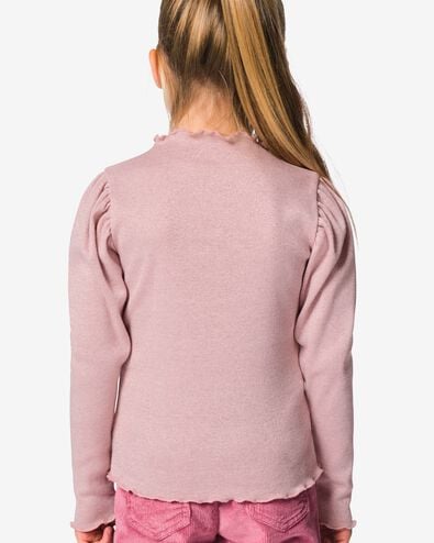 t-shirt enfant c&ocirc;tel&eacute; vieux rose vieux rose - 30889305OLDPINK - HEMA