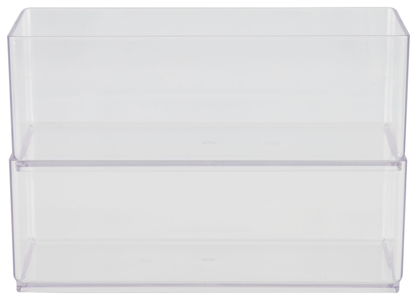 bakje transparant S - 2 stuks - 39822140 - HEMA