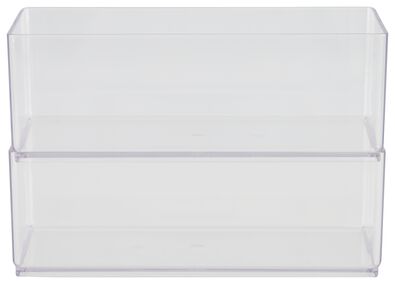 bakje transparant S - 2 stuks - 39822140 - HEMA