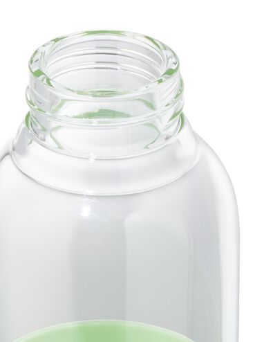 Wasserflasche, 500 ml, Glas, mit Silikonh&uuml;lle, gr&uuml;n - 80690050 - HEMA
