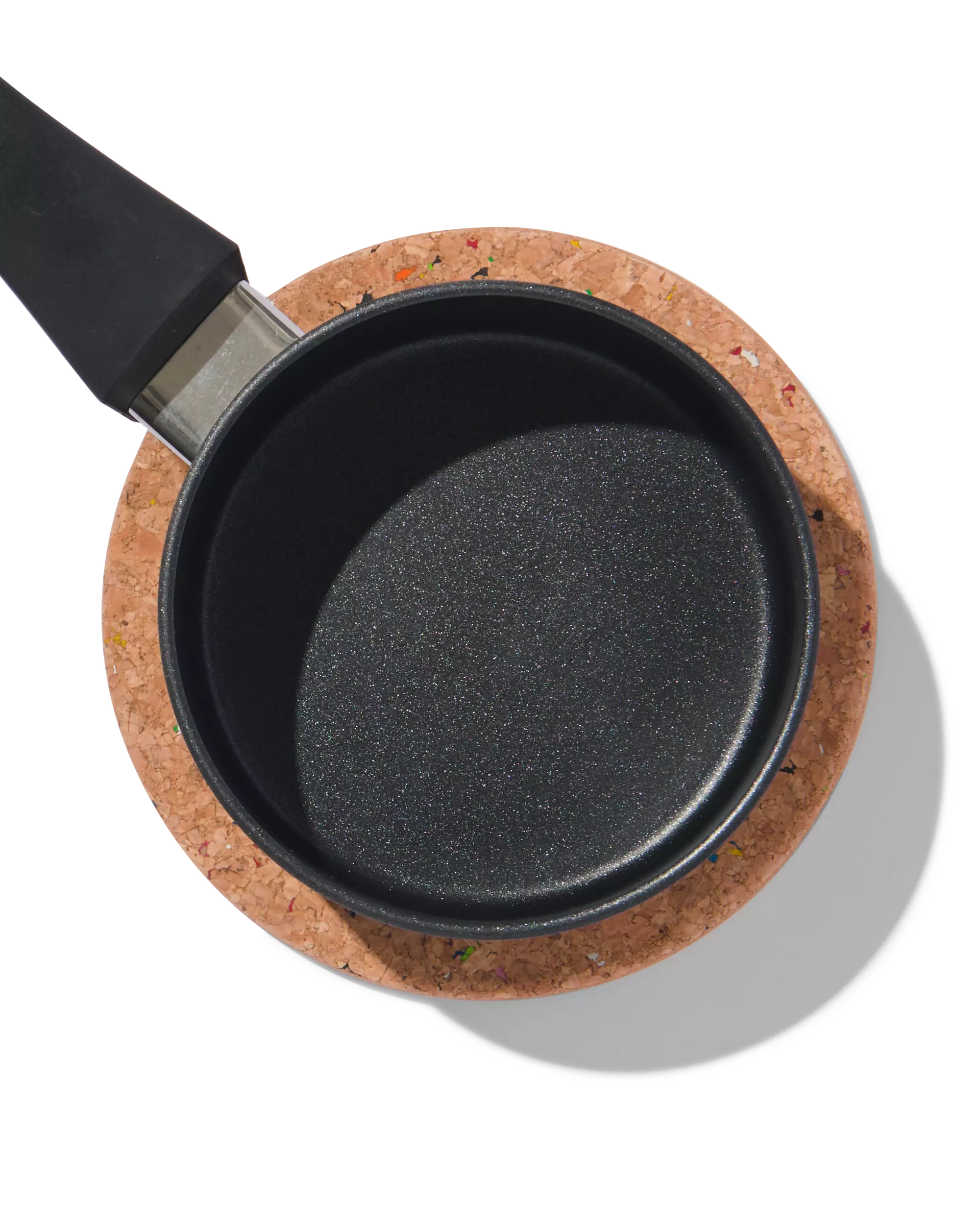 dessous de plat théière Ø 18 cm liège terrazzo recyclé