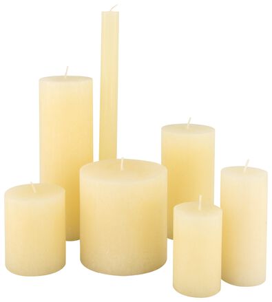 bougie rustique &Oslash;5x11 cm ivoire ivoire 5 x 11 - 13503391 - HEMA