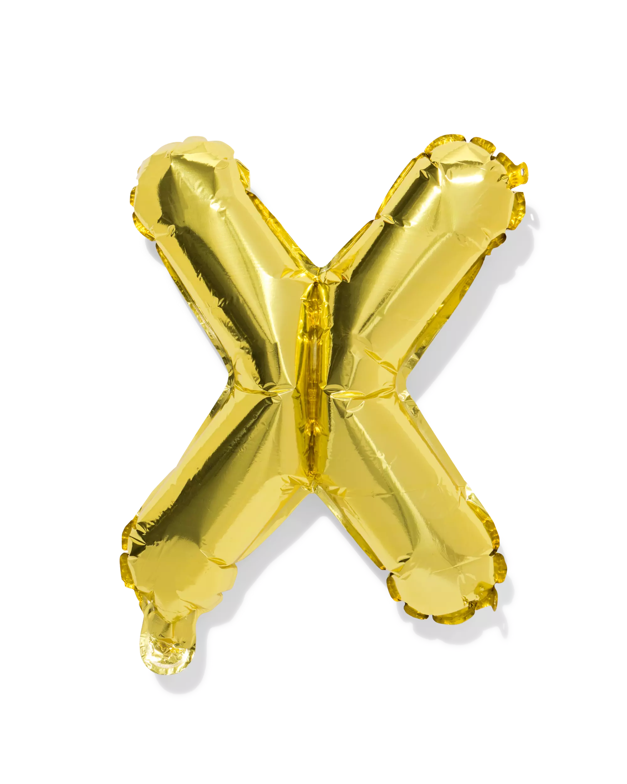 ballon alu lettre X 30cm doré