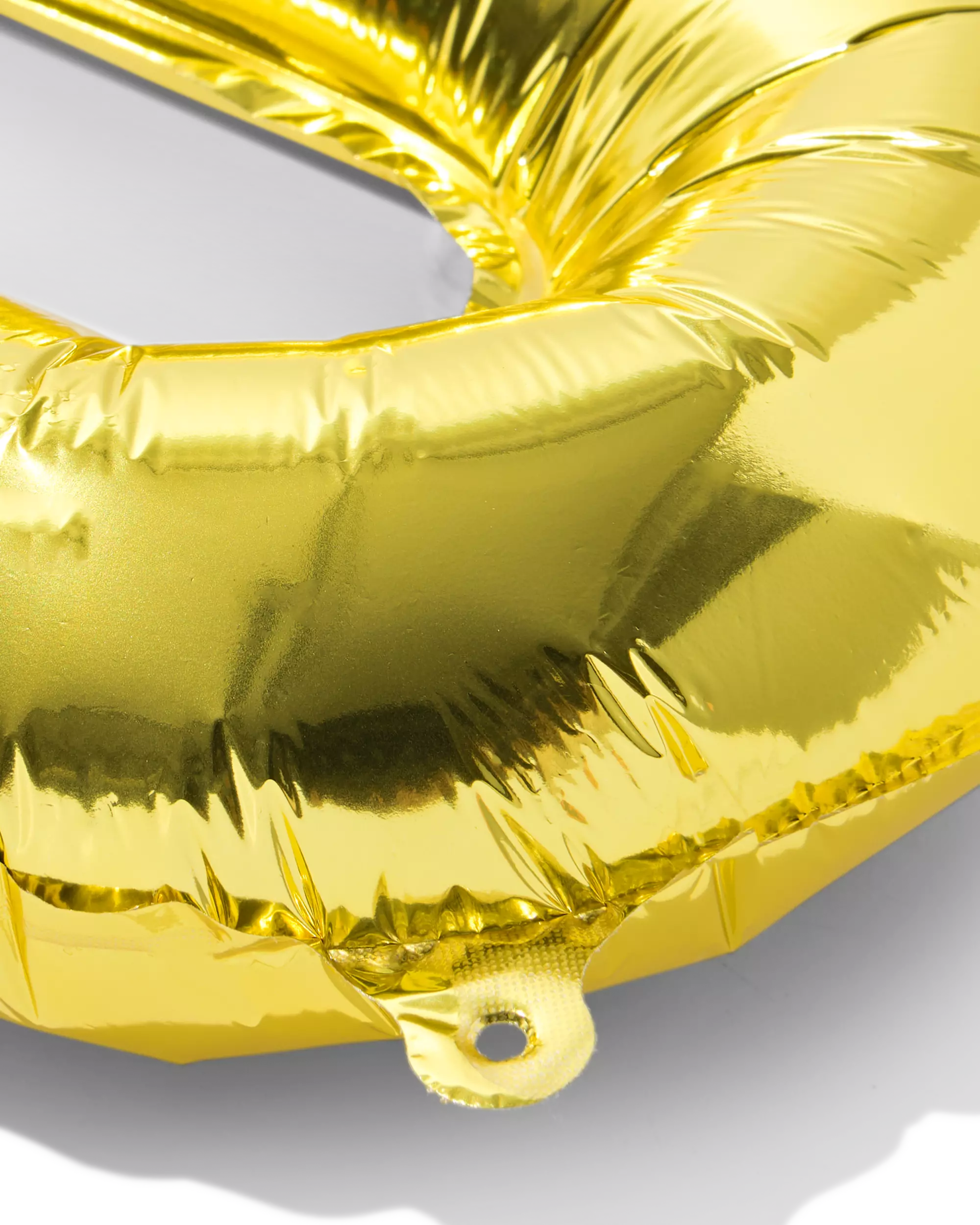 folieballon letter O 30cm goud