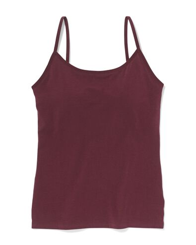 d&eacute;bardeur femme &agrave; bonnets int&eacute;gr&eacute;s rouge fonc&eacute; rouge fonc&eacute; - 19608660DARKRED - HEMA