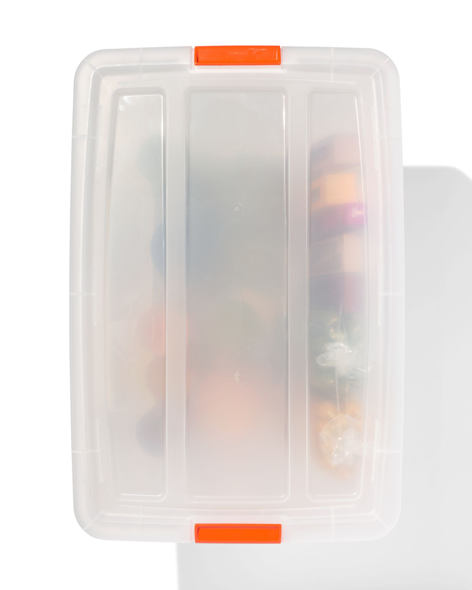 bo&icirc;te de rangement 60L Tokyo transparent 58x39.5x36.5 recycl&eacute;e 58 x 39.5 x 36.5 Tokyo - 39810410 - HEMA