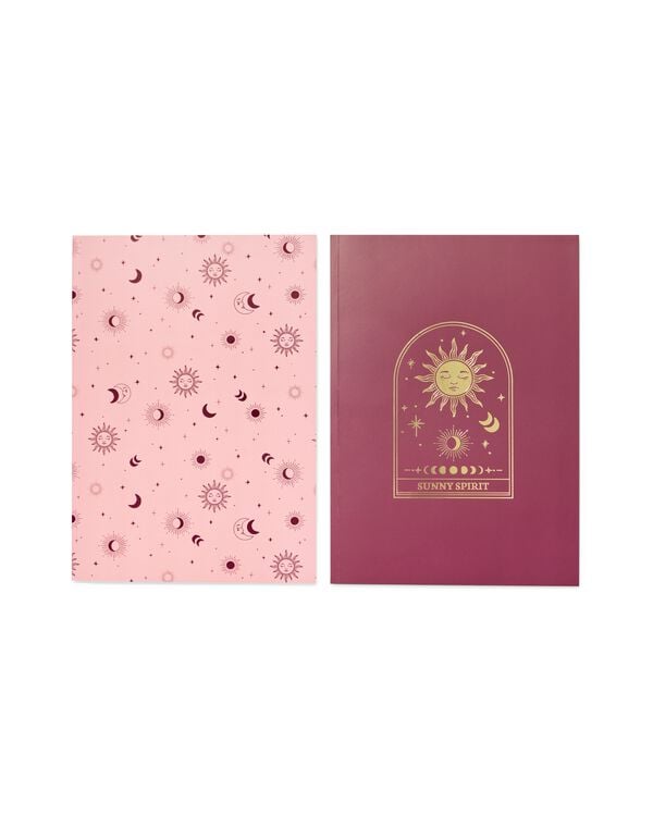 cahier sassy me A4 lign&eacute;s soleils - 14503044 - HEMA