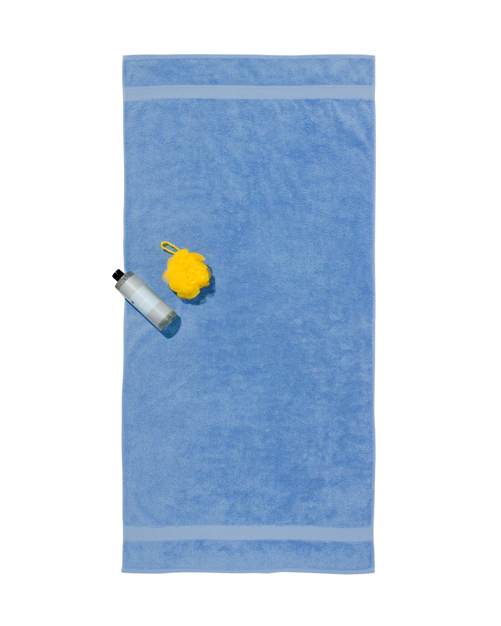 serviette de bain 70x140 qualit&eacute; &eacute;paisse bleu frais bleu vif serviette 70 x 140 - 5250386 - HEMA