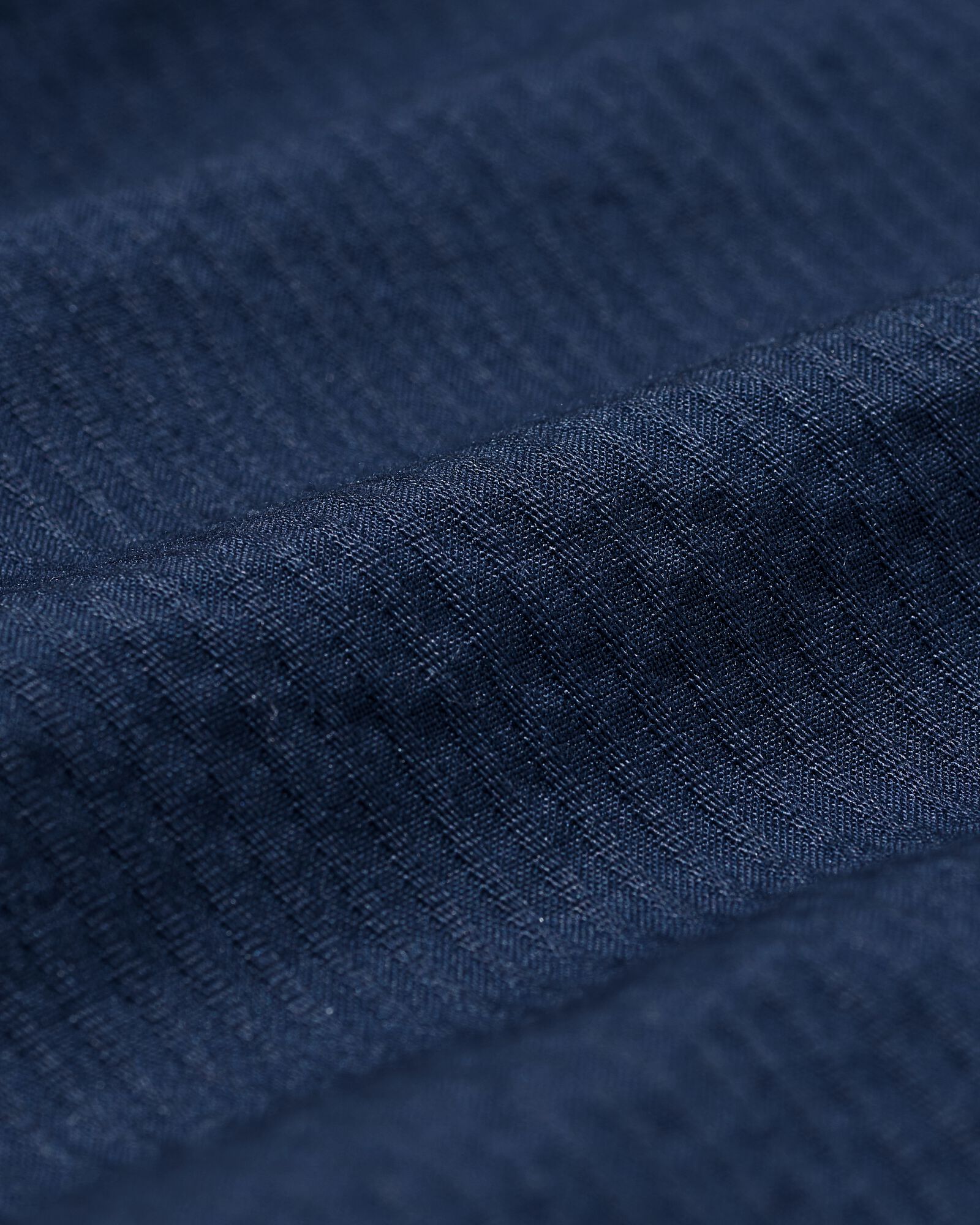 chemise homme Maurice seersucker bleu fonc&eacute; bleu fonc&eacute; - 2140240DARKBLUE - HEMA