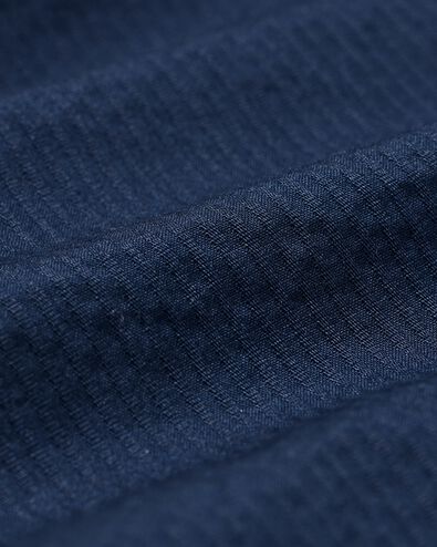 chemise homme Maurice seersucker bleu fonc&eacute; bleu fonc&eacute; - 2140240DARKBLUE - HEMA
