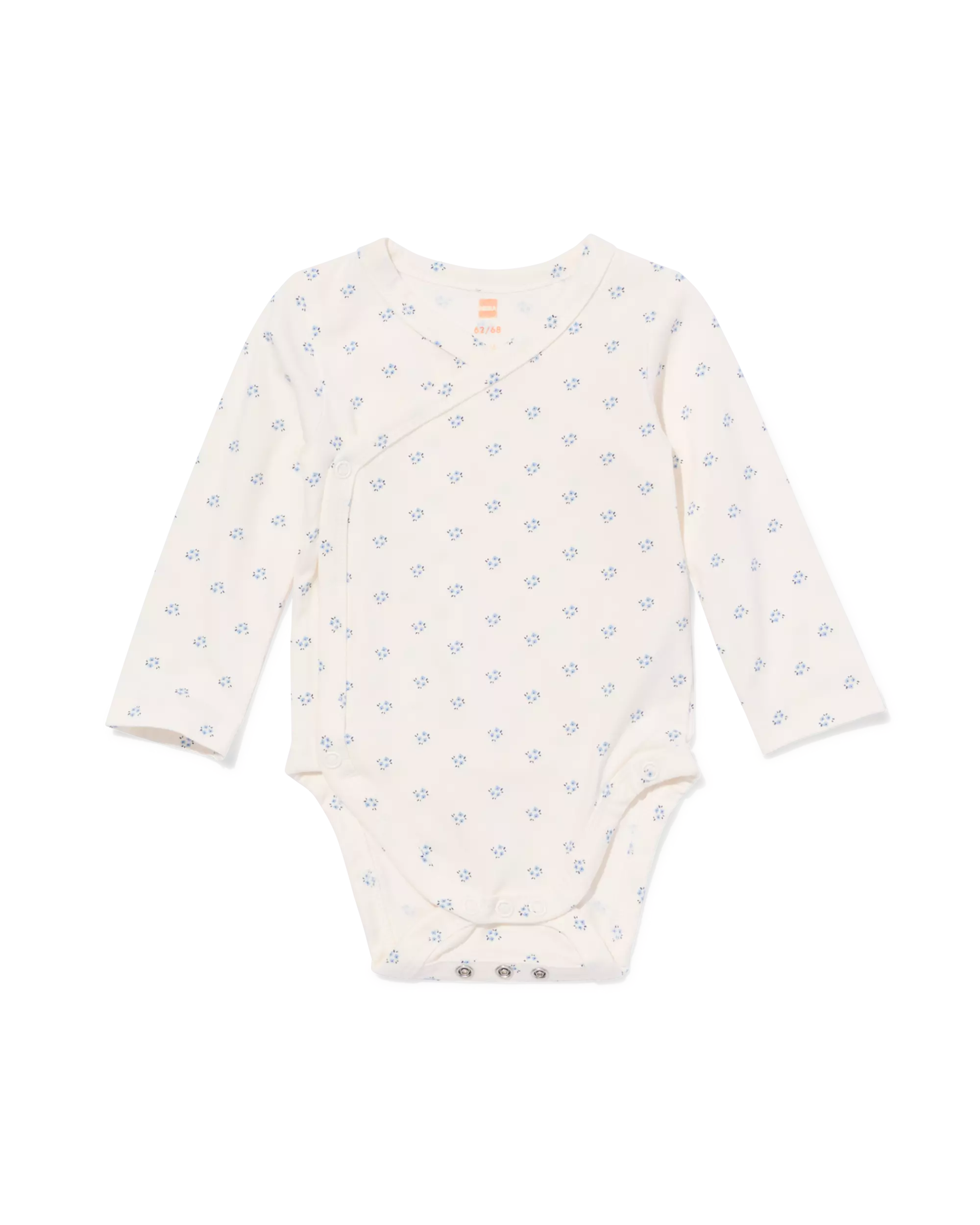 body croisé évolutif bébé côtelé fleurs