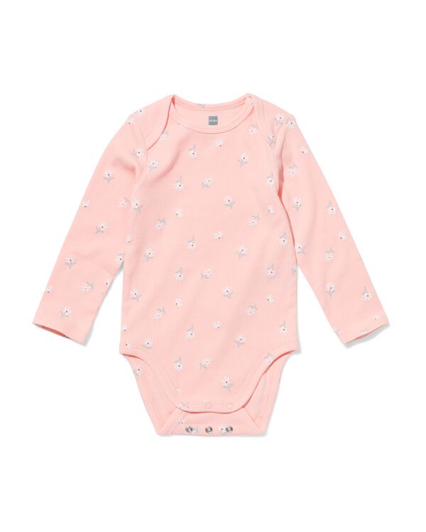 body b&eacute;b&eacute; LENZING&trade; ECOVERO&trade; c&ocirc;tel&eacute; fleurs rose p&acirc;le rose p&acirc;le - 33308560LIGHTPINK - HEMA