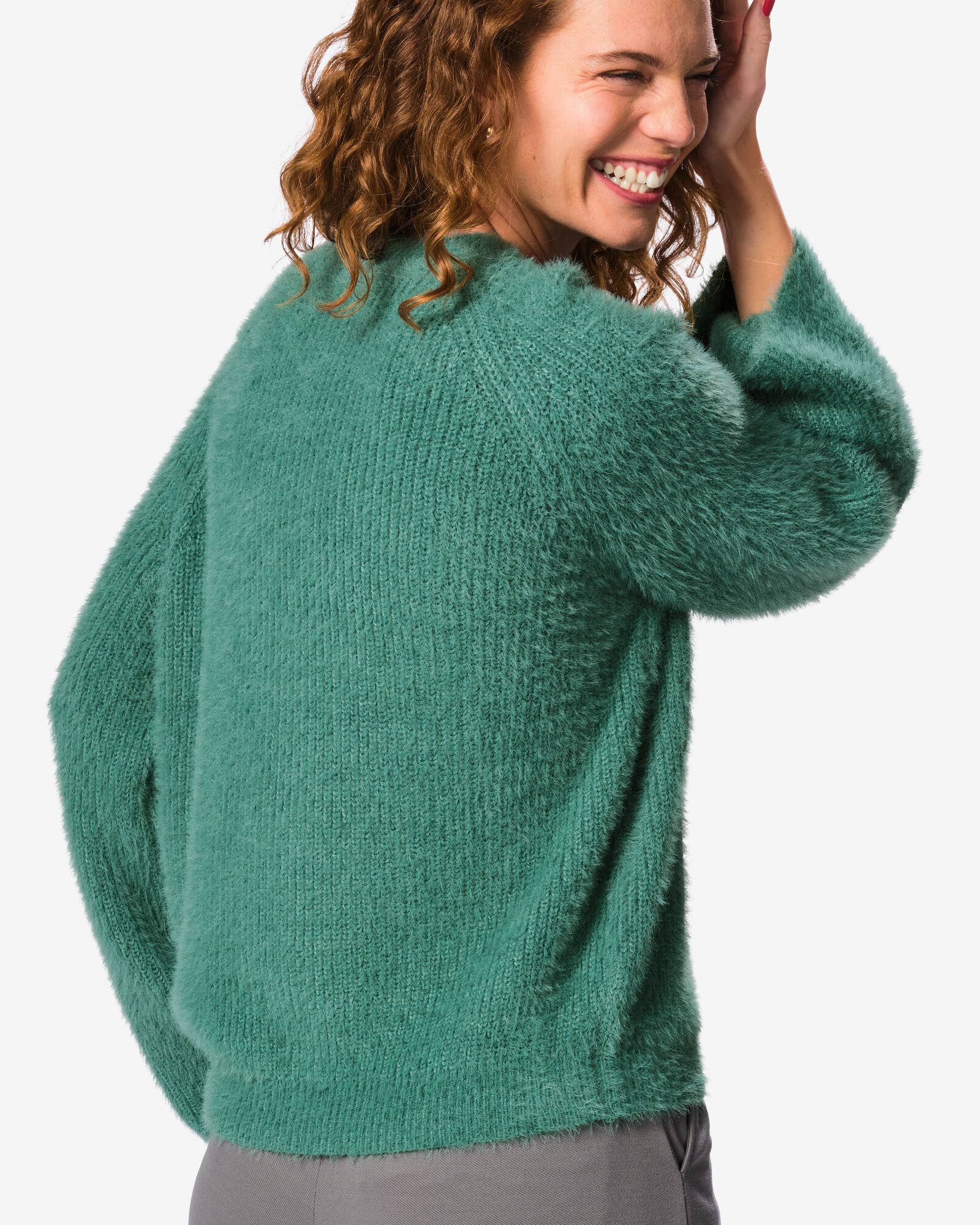 pull femme Mozz vert vert - 36214950GREEN - HEMA
