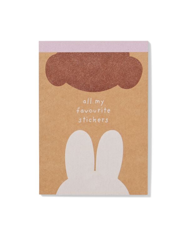 livre d'autocollants Miffy 20 feuilles d'autocollants - 20 pcs. - 60410343 - HEMA