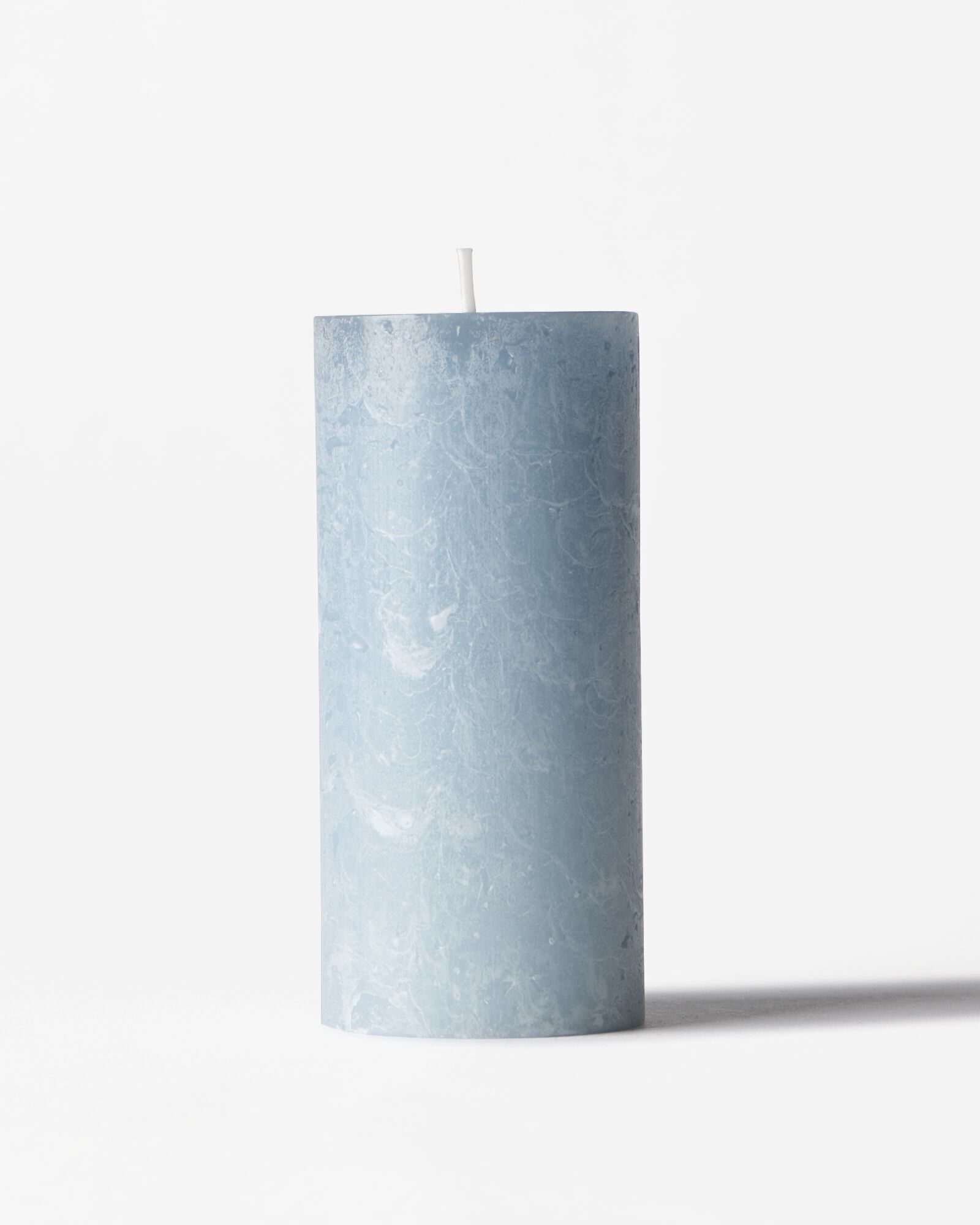 bougie rustique &Oslash;5x11 cm bleu clair bleu clair 5 x 11 - 13502909 - HEMA