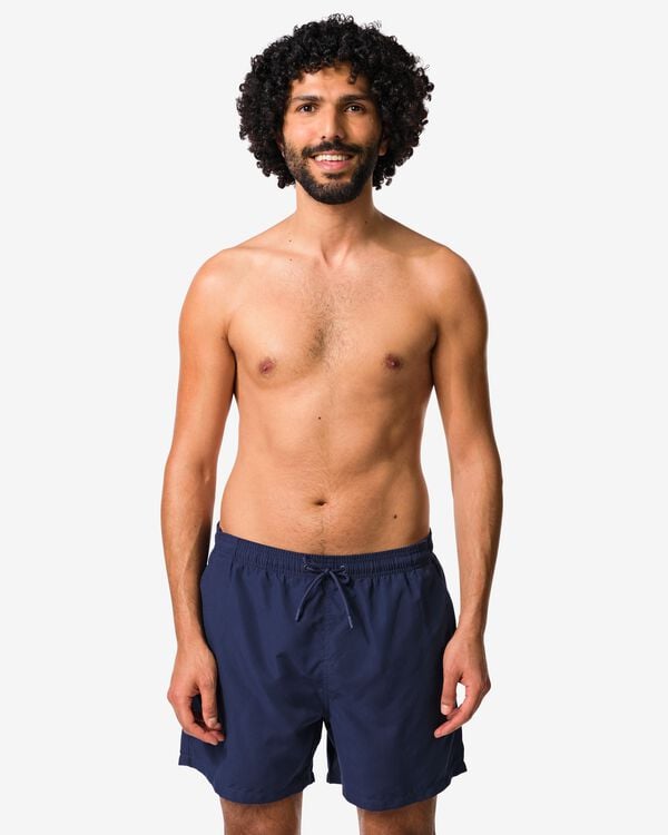 herenzwembroek donkerblauw - 22100090DARKBLUE - HEMA