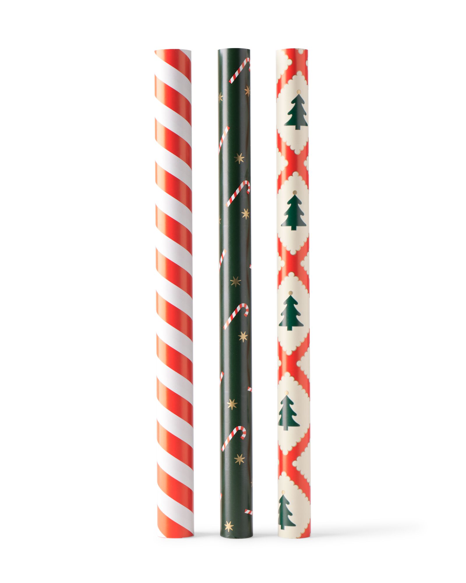 papier cadeau 200x50cm No&euml;l - 3 pi&egrave;ces - 25702198 - HEMA