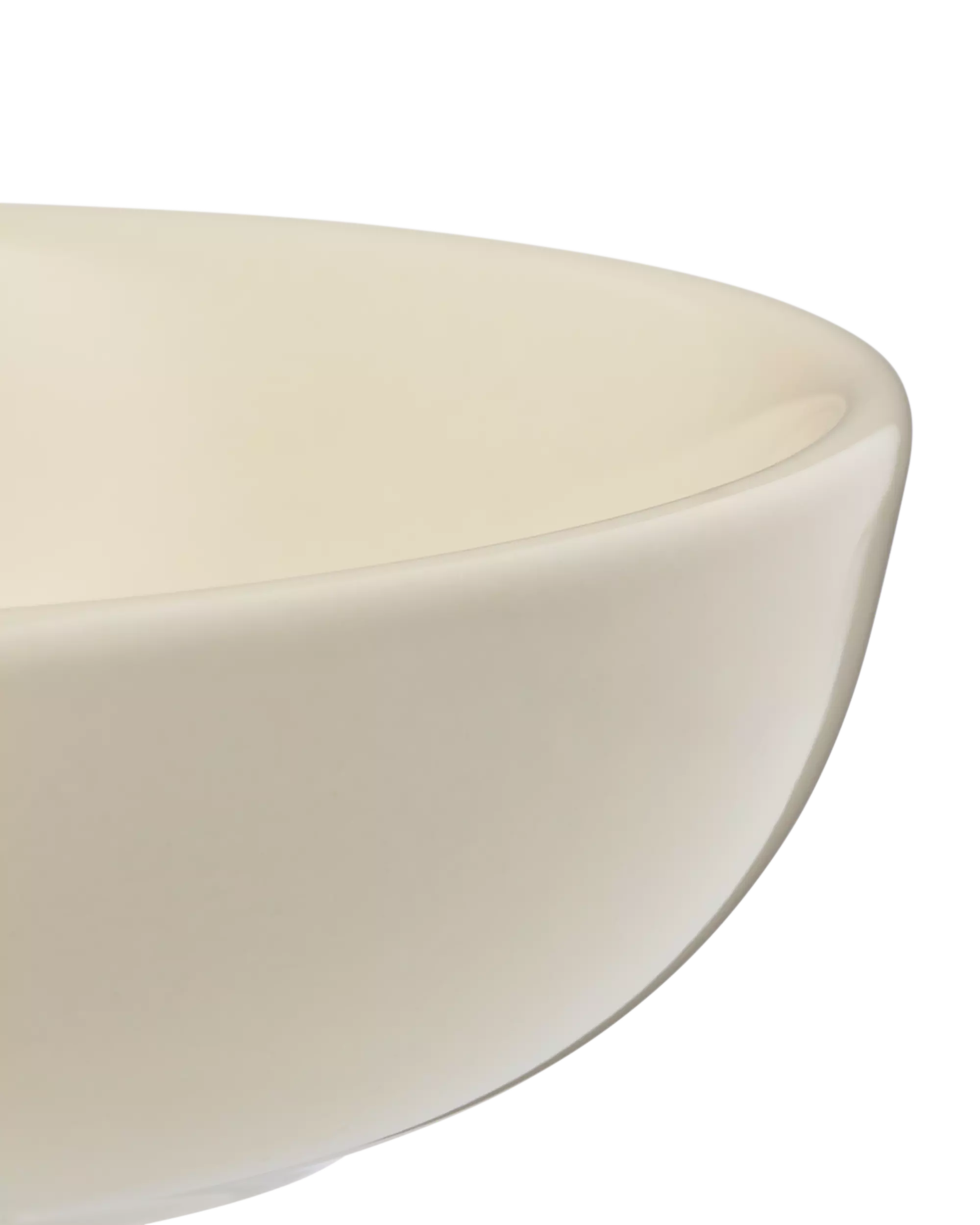 schaaltje Ø8cm Knap new bone china geel