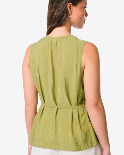 dames top Ida  groen - 36251580GREEN - HEMA
