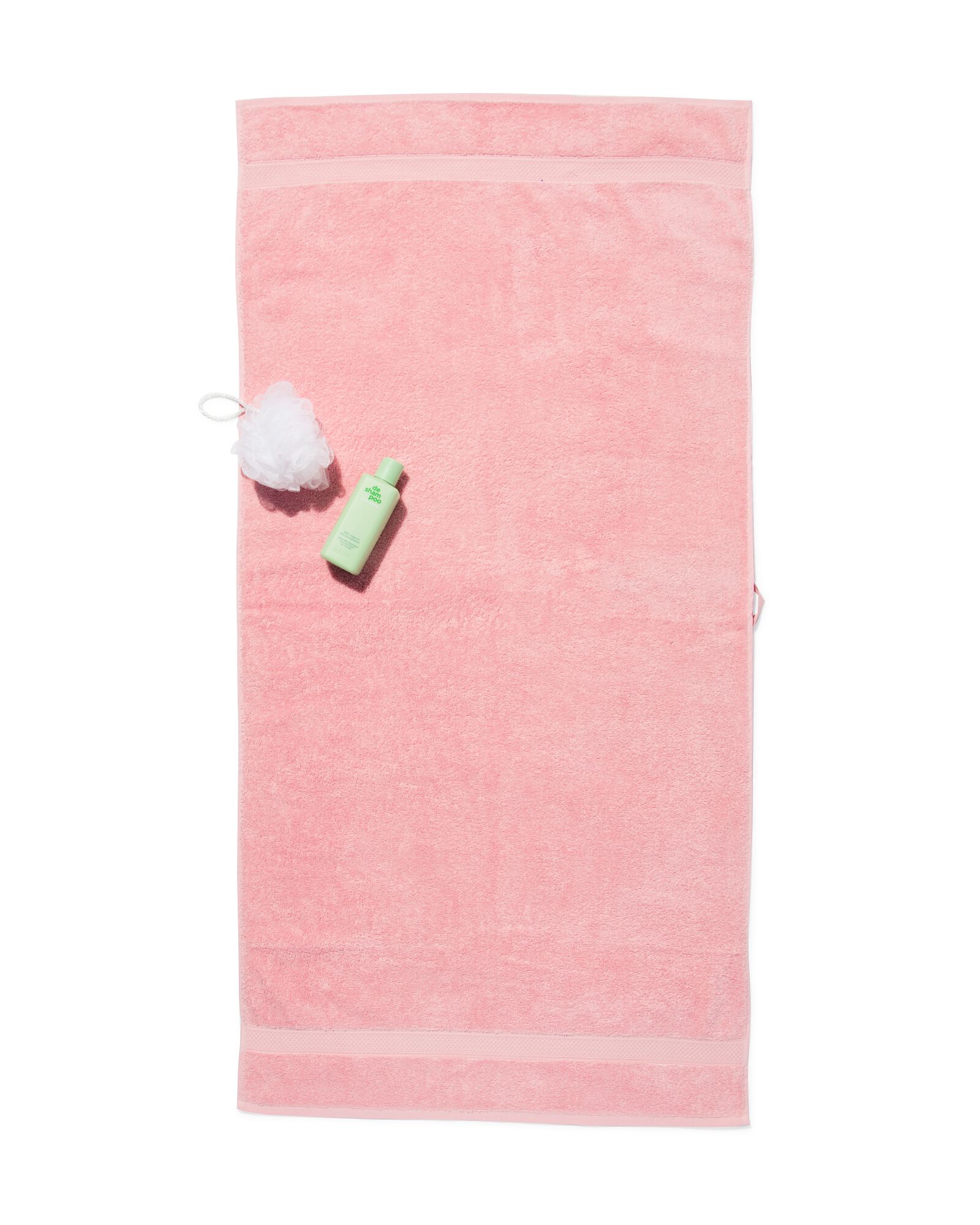 serviette 70x140cm qualit&eacute; &eacute;paisse rose p&acirc;le rose p&acirc;le serviette 70 x 140 - 5282854 - HEMA