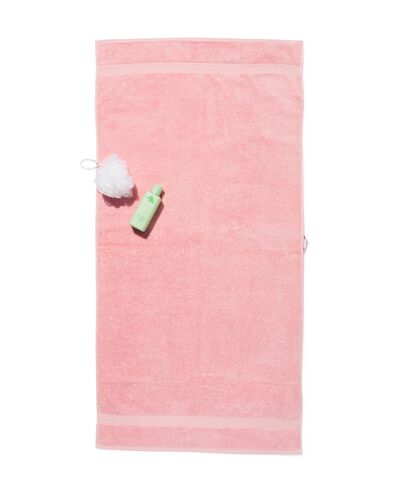 serviette 70x140cm qualit&eacute; &eacute;paisse rose p&acirc;le rose p&acirc;le serviette 70 x 140 - 5282854 - HEMA