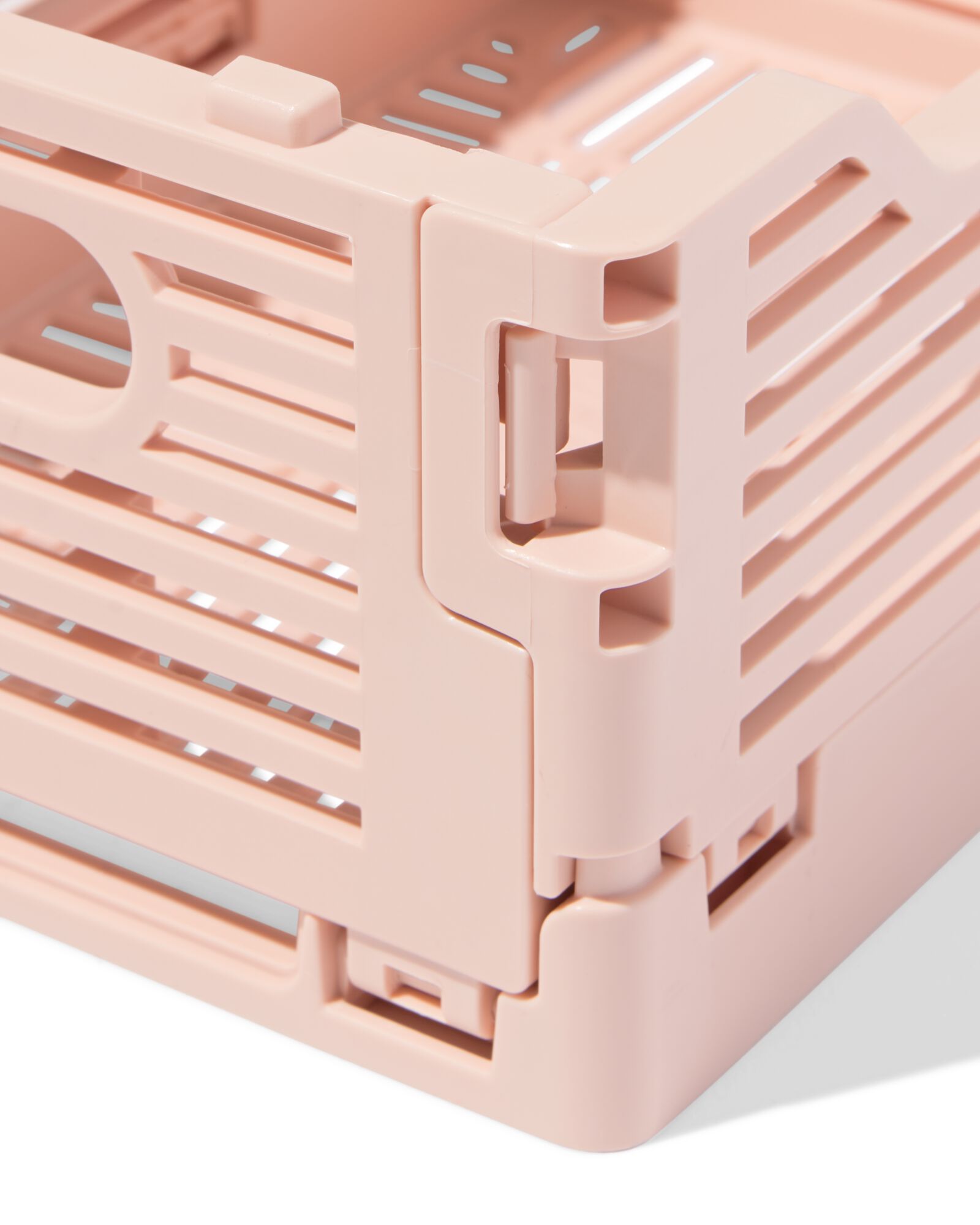 caisse pliante lettres recycl&eacute;e XS rose p&acirc;le rose p&acirc;le XS  13 x 18 x 8 - 39821197 - HEMA