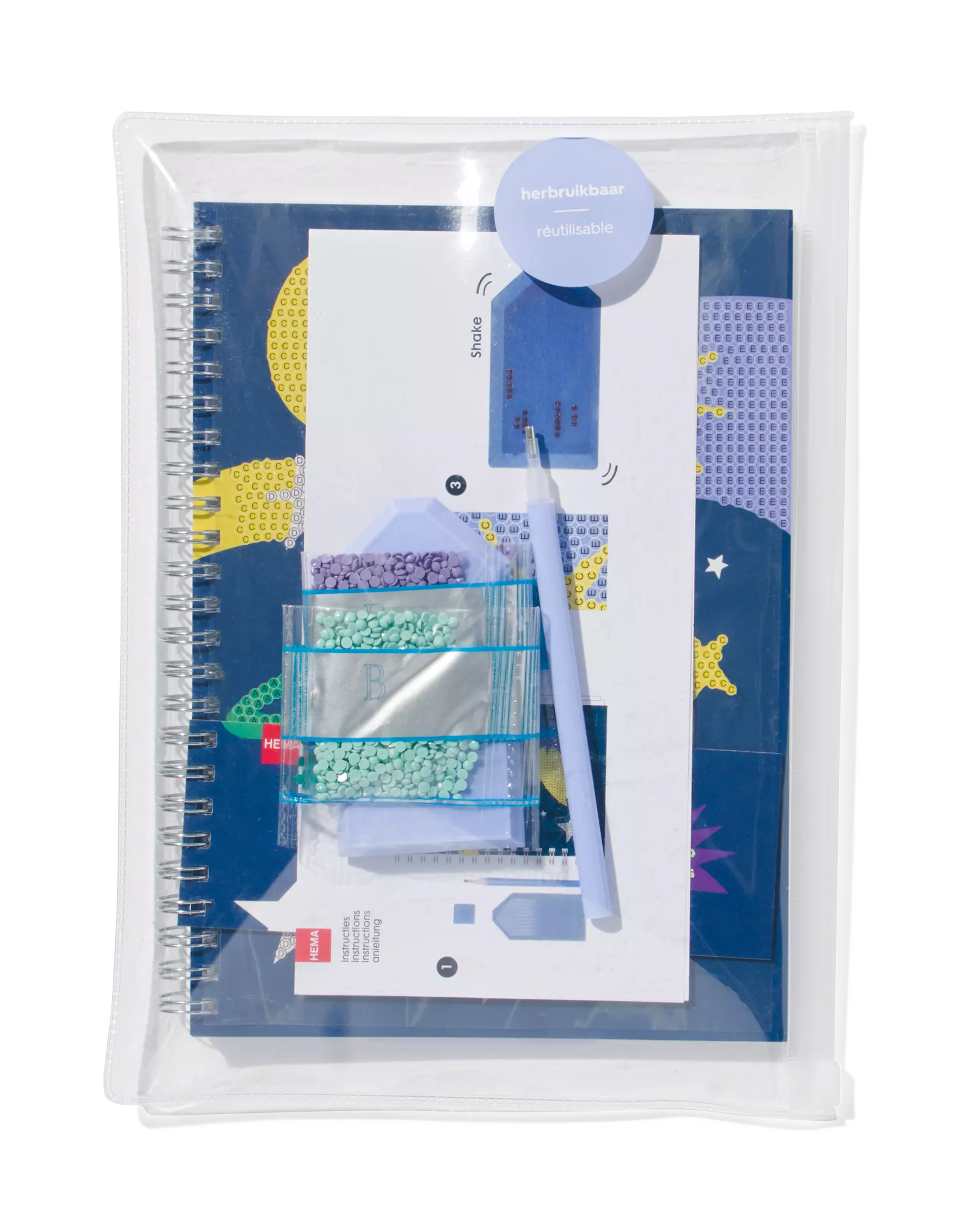 diamond painting carnet A5 ligné