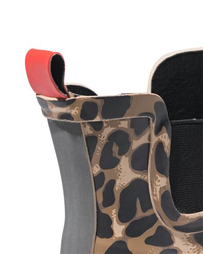 damesregenlaars luipaard bruin bruin - 34460510BROWN - HEMA