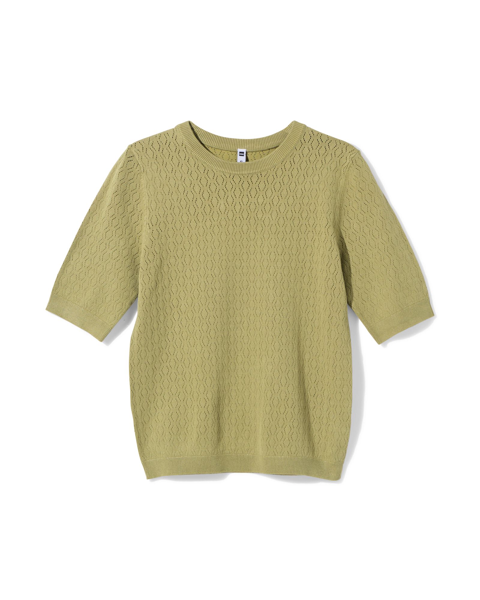 Damenpullover, strukturiert gr&uuml;n gr&uuml;n - 36212880GREEN - HEMA