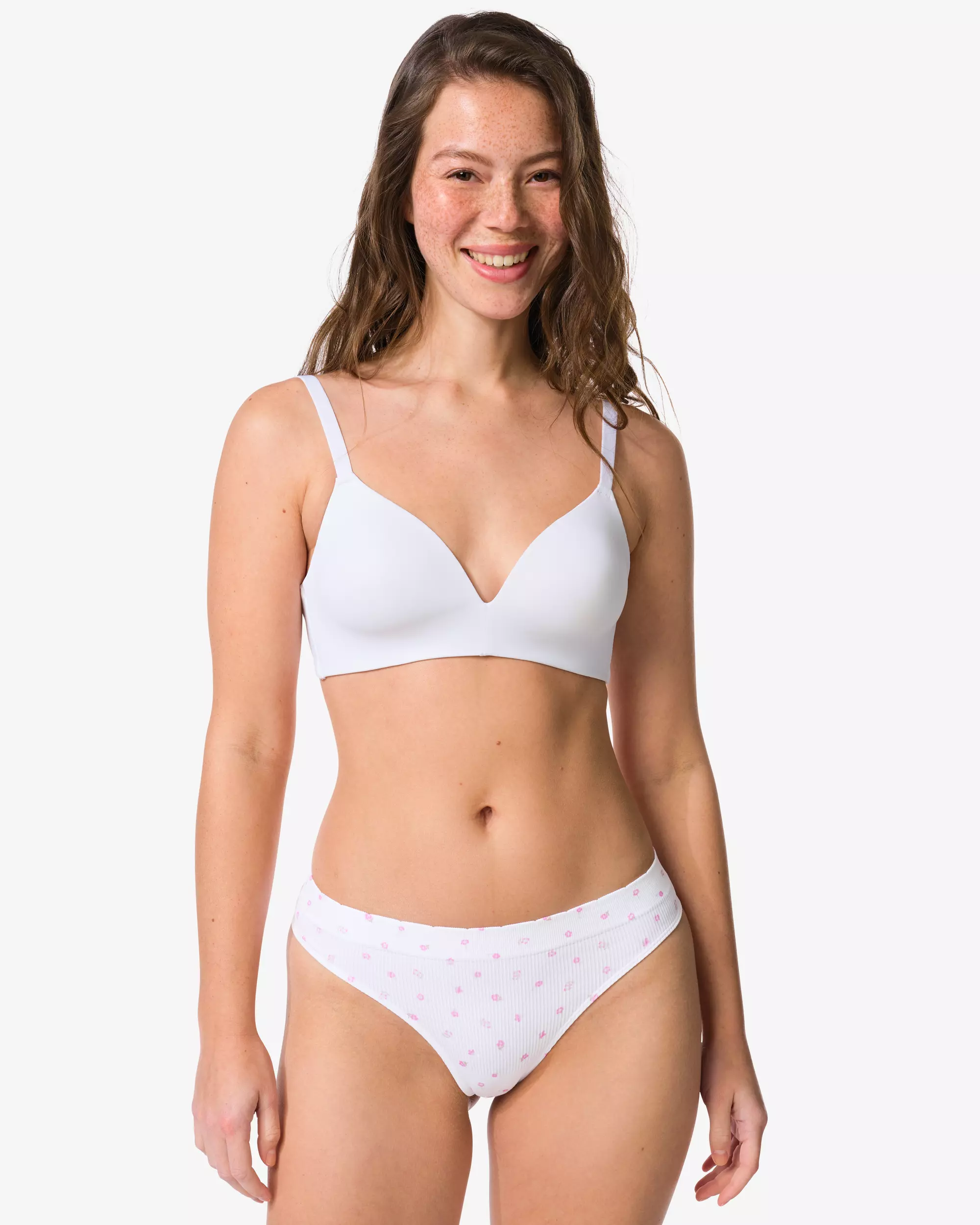 string femme sans couture côtelé fleurs