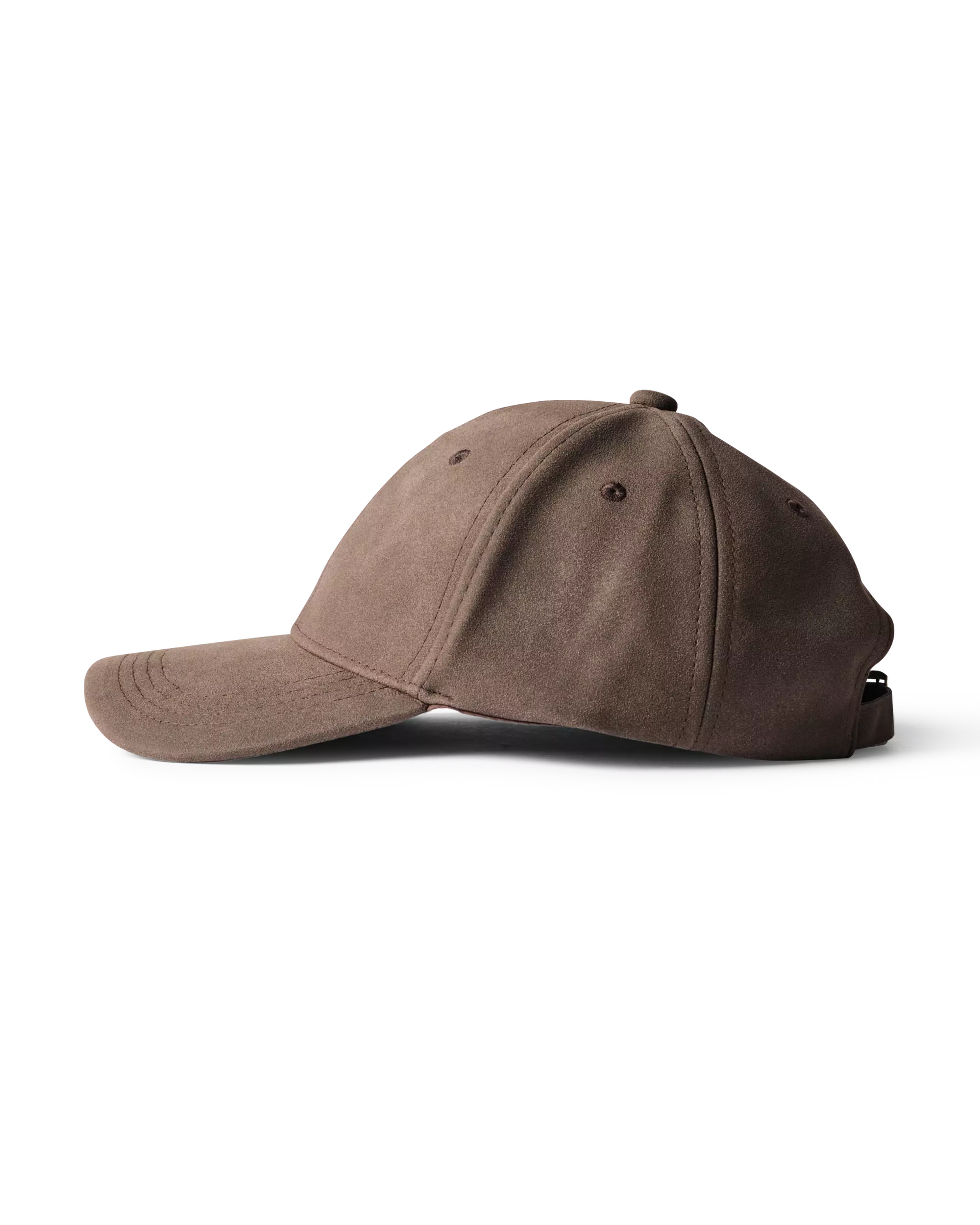 Damen-Schirmmütze aus Wildleder, Braun