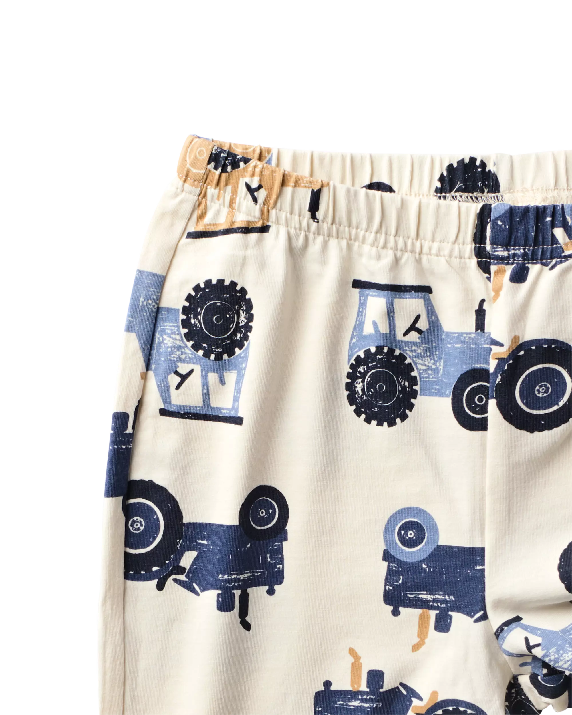 kinderpyjama tractors met poppenpyjama