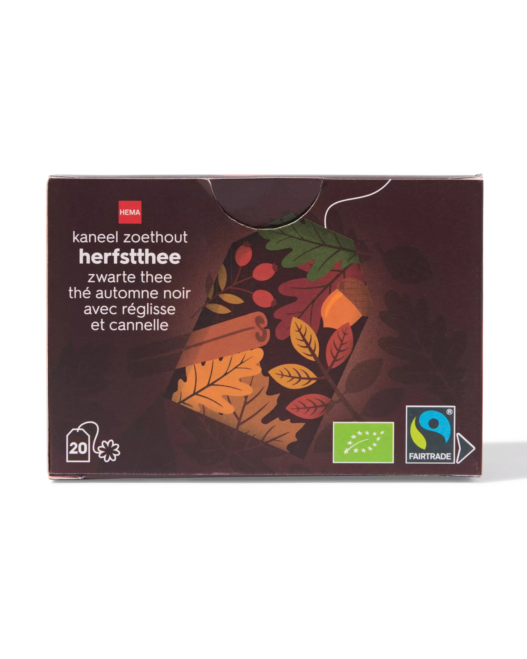 thé noir bio à la cannelle - 20 sachets