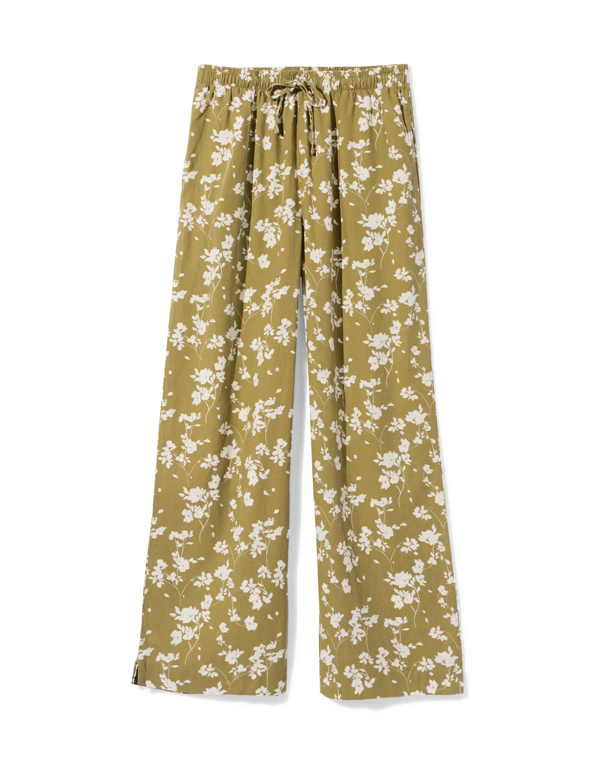 pantalon femme Tatum coupe droite fleurs