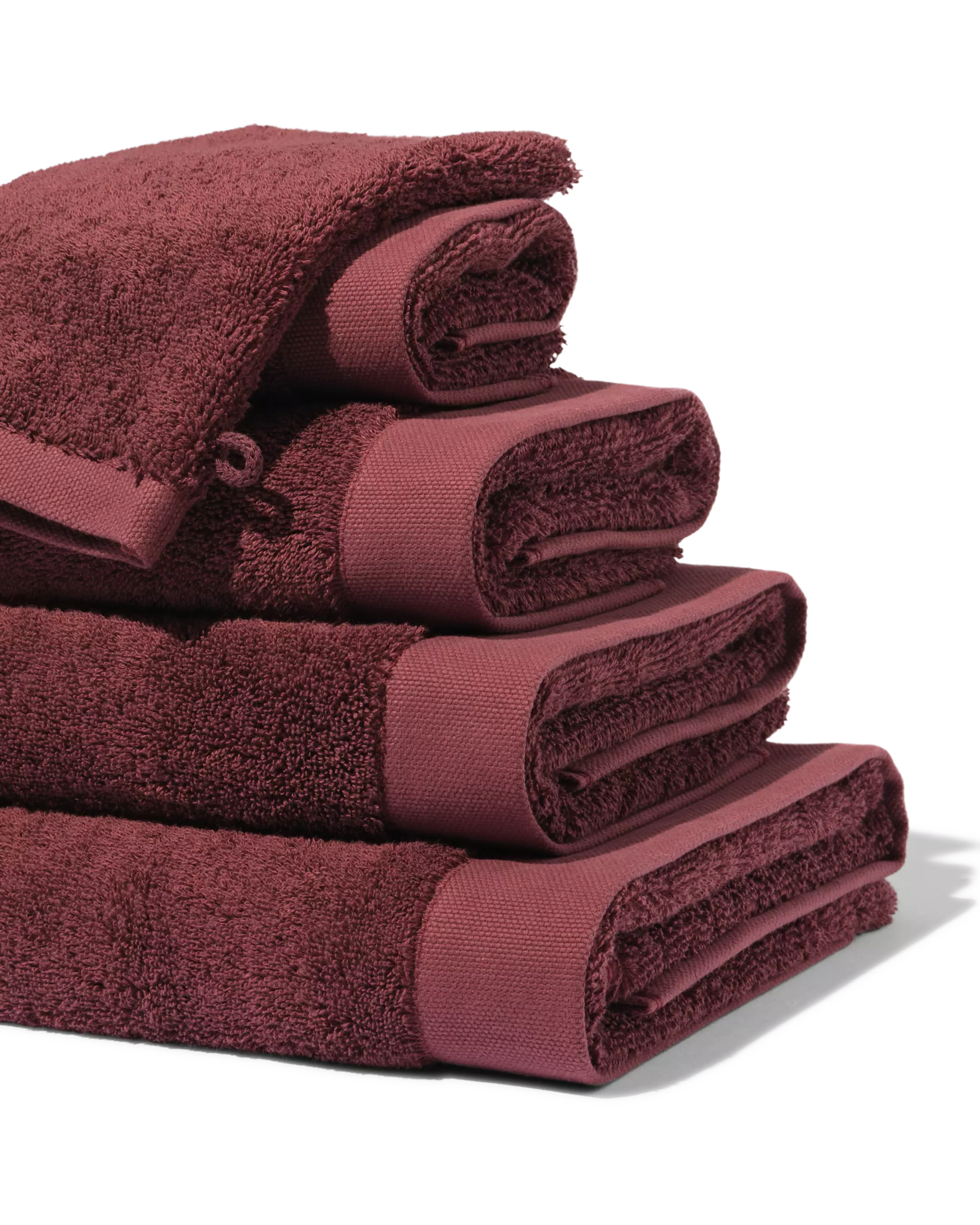 serviette 60x110cm qualité hôtelière extra douce rouge bordeaux