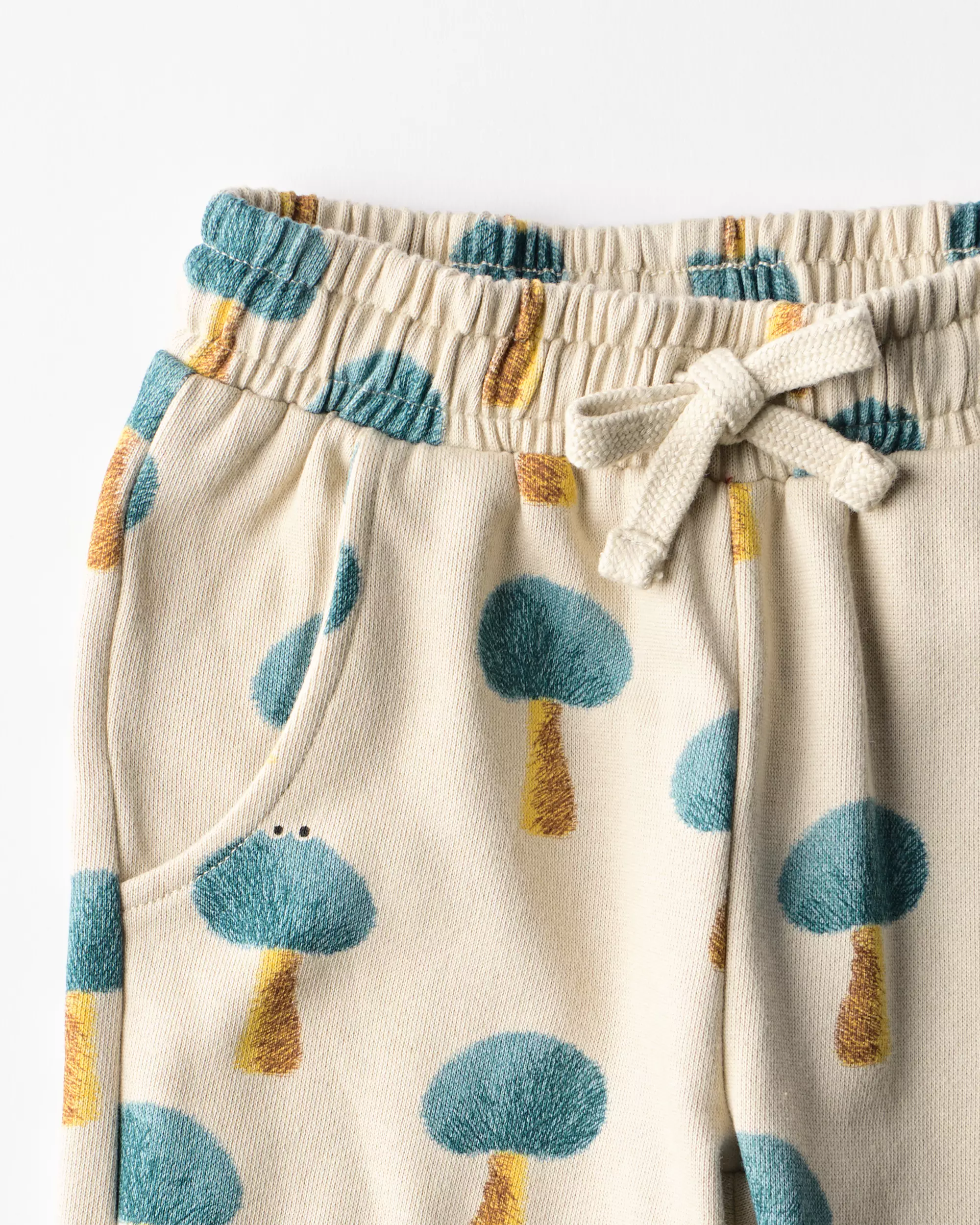 Baby-Bekleidungsset aus Sweatstoff, Pilze