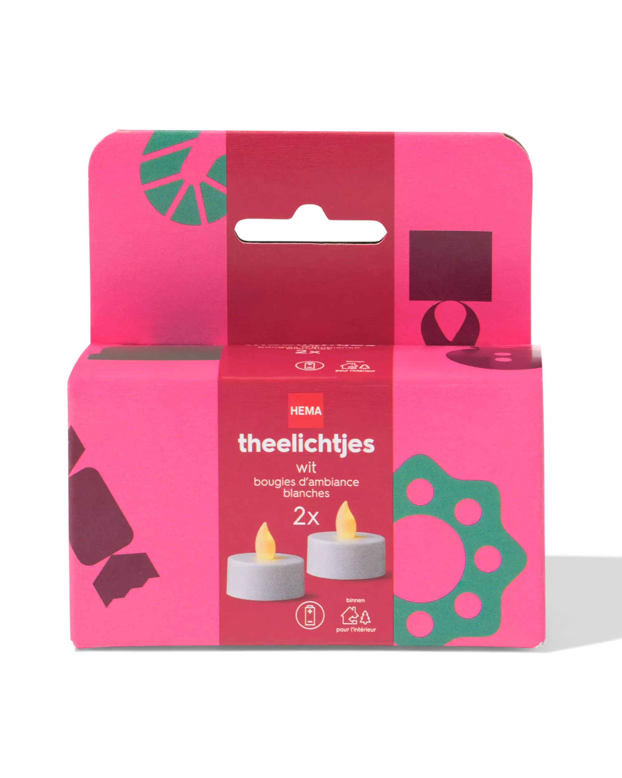 bougies chauffe-plat led blanc