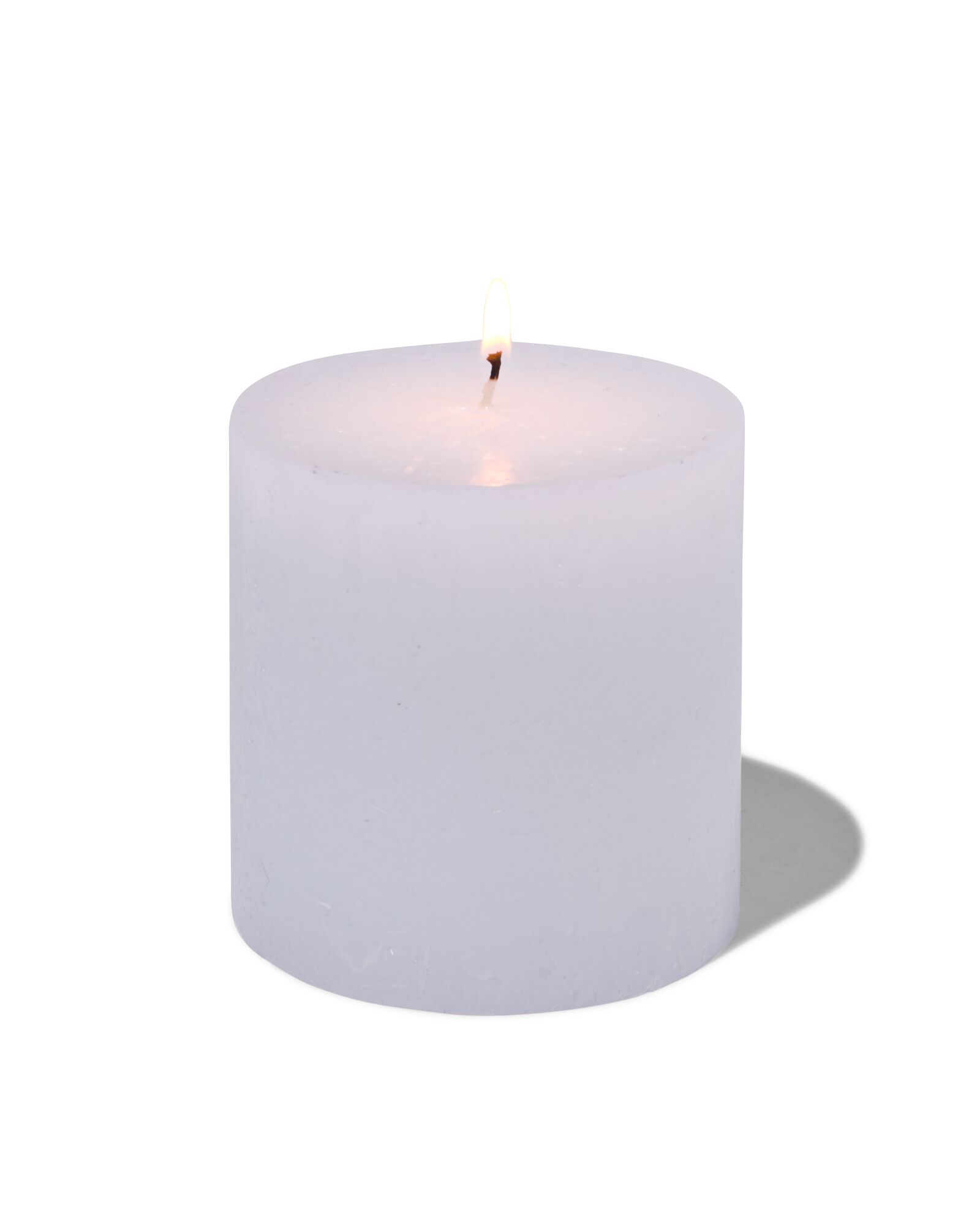 bougie rustique &Oslash;10x10 cm blanc blanc 10 x 10 - 13502253 - HEMA