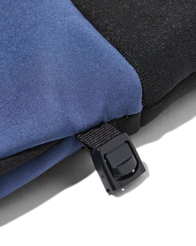 herenhandschoenen waterafstotend met touchscreen tip donkerblauw donkerblauw - 16500125DARKBLUE - HEMA