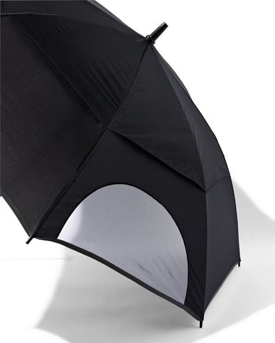 windbestendige paraplu &Oslash;114x89 zwart - 16830015 - HEMA