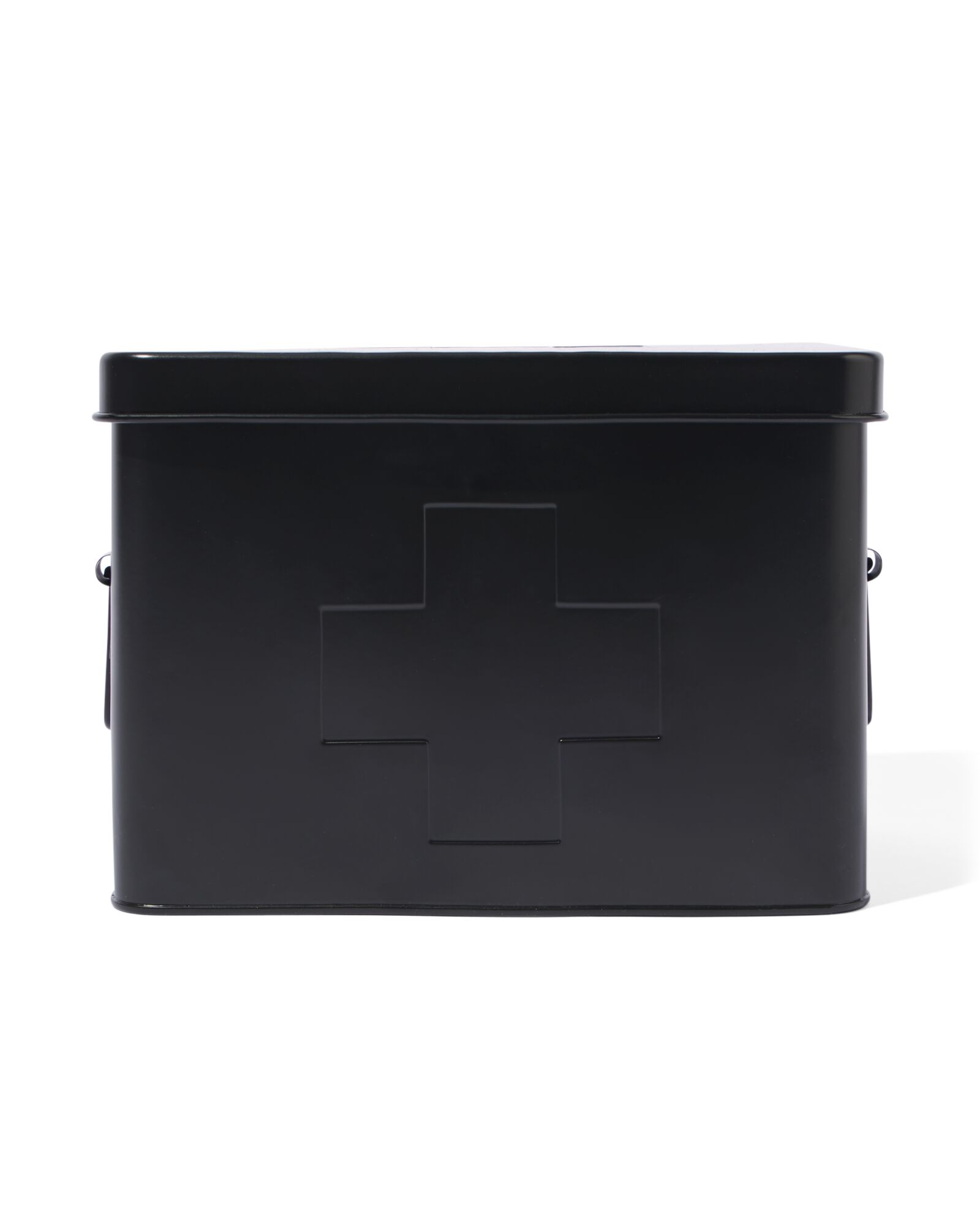 medicijnbox klein zwart 14.5x23x16 - 80330036 - HEMA