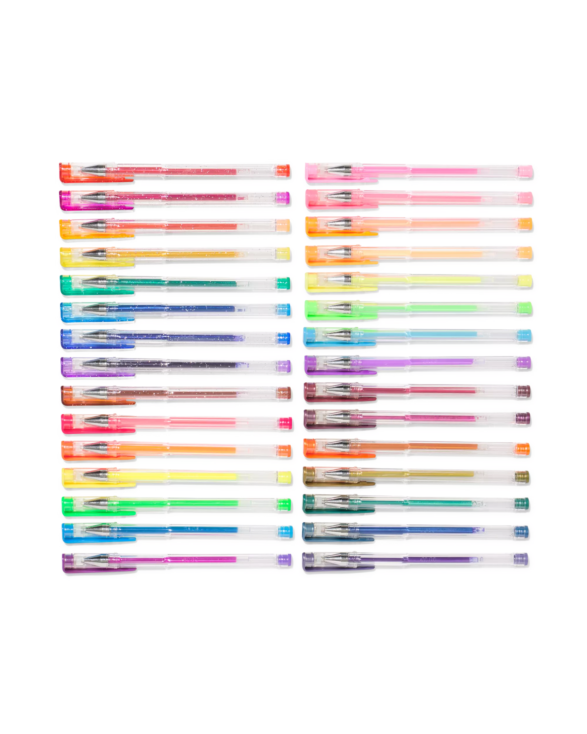 Gelschreiber Glitter – 30 Stück