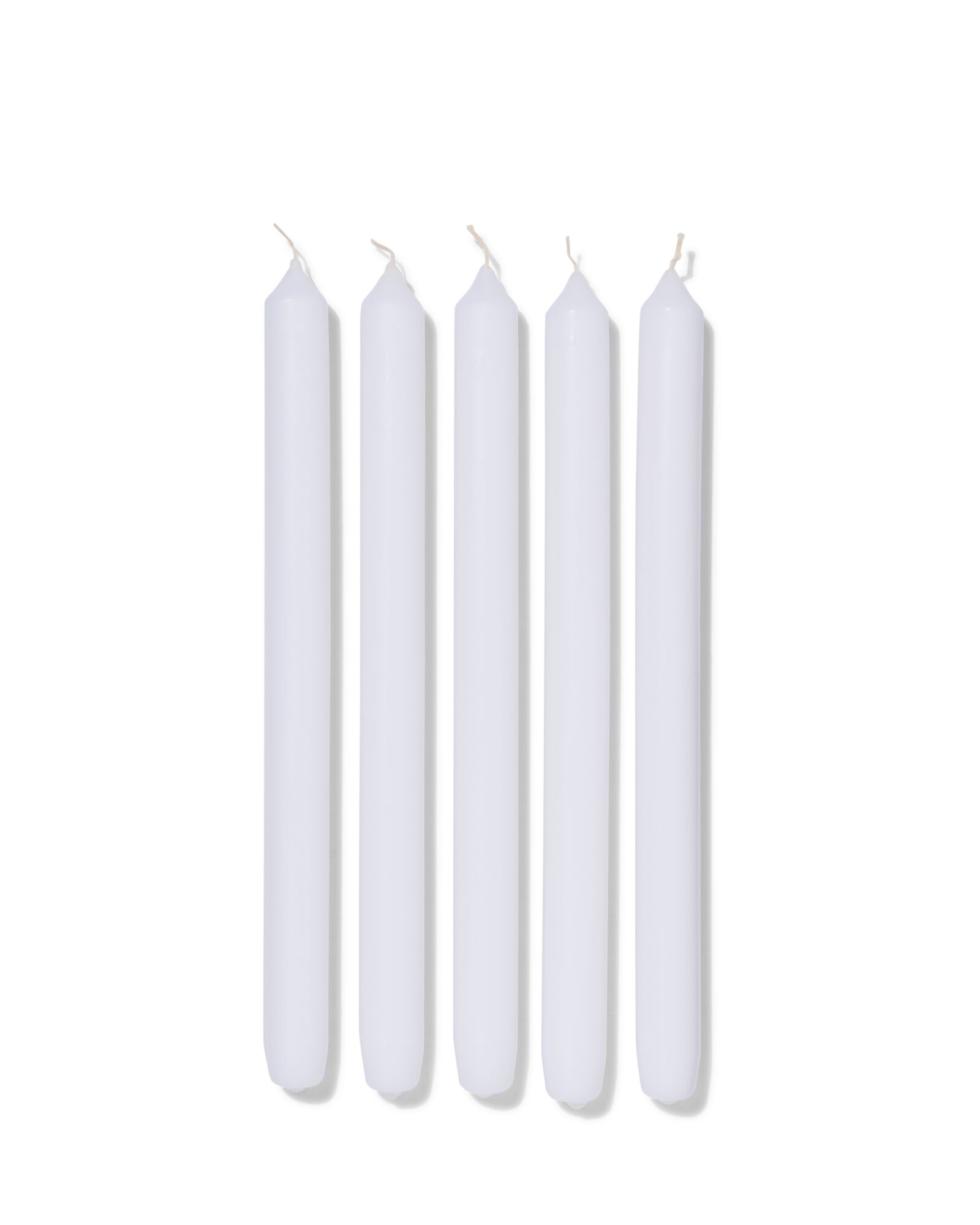 lange huishoudkaarsen &Oslash;2.2x29 wit - 12 stuks wit 2,2 x 29 - 13503050 - HEMA