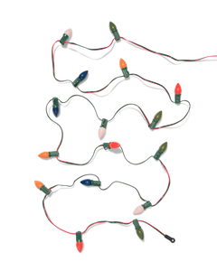 lichtsnoer 3m met 16 led vintage kerstlampjes voor binnen en buiten